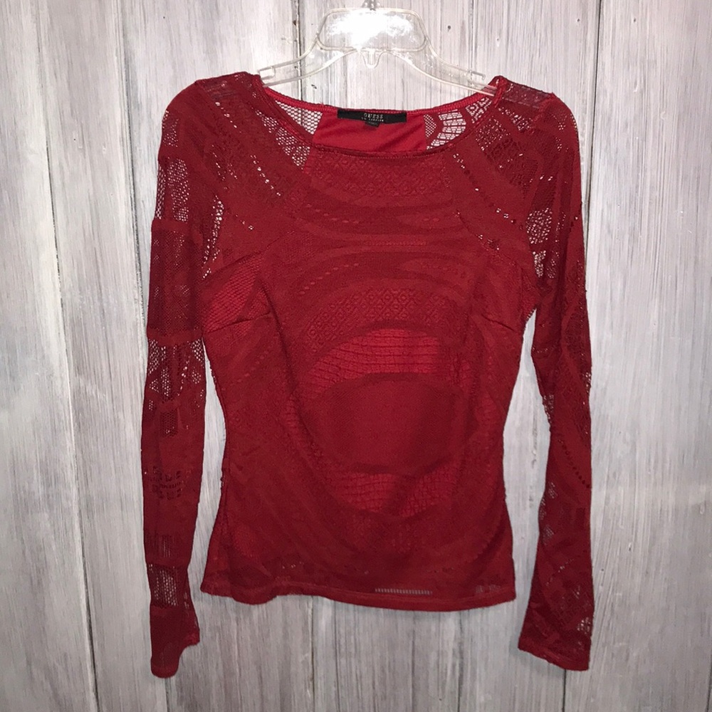 Guess Spandex Cutout Top